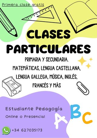 Clases particulares Primaria-Secundaria