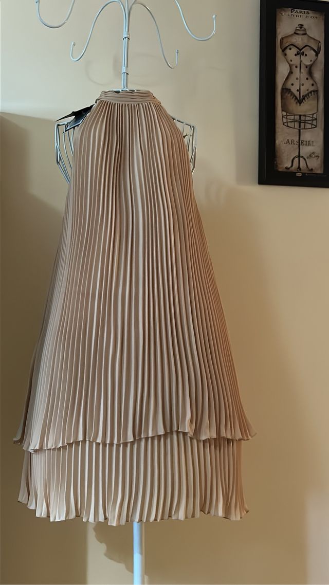 Vestido plisado Massimo Dutti M. Sin estrenar!!!