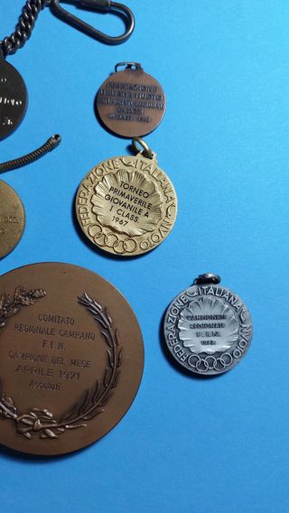 10 Medaglie Pallanuoto Vintage