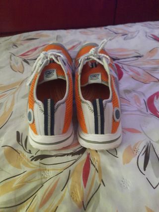 Zapatillas Timberland naranja-gris