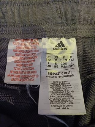 Shorts Adidas niño - Gris
