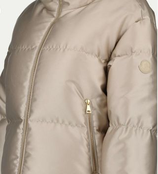 Chaqueta acolchada Moncler beige