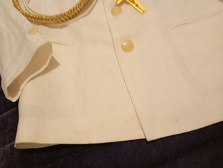 Traje Blanco niño talla 6