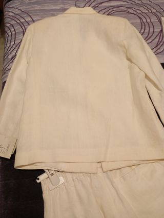 Traje Blanco niño talla 6