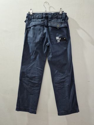 Diesel Pantaloni Cargo Blu Tg S