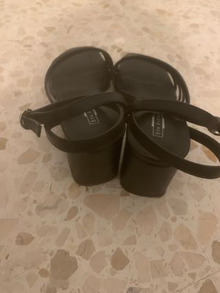 Sandalias tacón 5th Avenue negras