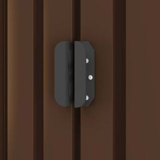 vidaXL Caseta de almacenamiento jardín marrón