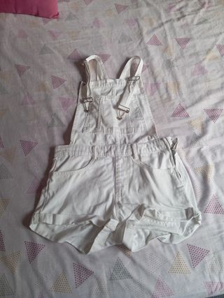 Mono corto Pull & Bear blanco