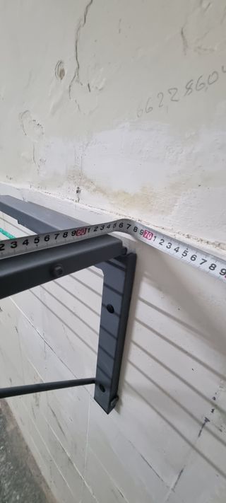 Tendedero metálico plegable a pedido.