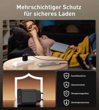 DEESOOCO 3-Pack Enchufe Cargador 45W  USB-C