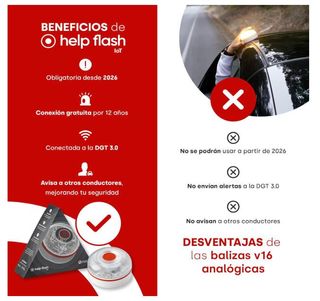 BALIZA LUZ EMERGENCIA V16 CON GEOLOCALIZACIÓN