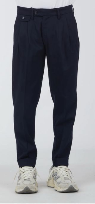 Pantaloni Cotone Blu. Descrizione in foto.