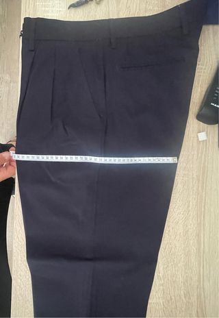 Pantaloni Cotone Blu. Descrizione in foto.
