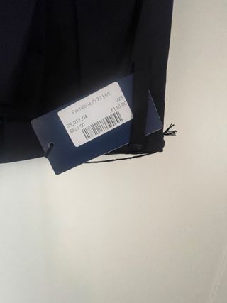 Pantaloni Cotone Blu. Descrizione in foto.