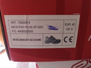 Zapatos seguridad - Piel n°42