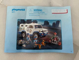 Playmobil 9371: Policía Vehículo Blindado