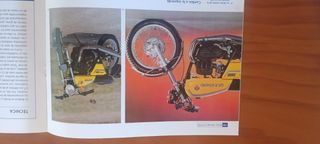 Maqueta con revista de Bultaco Metralla