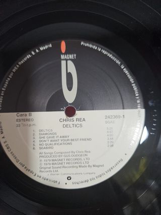 Vinilo LP original Madrid Rock Chris Rea – Deltics