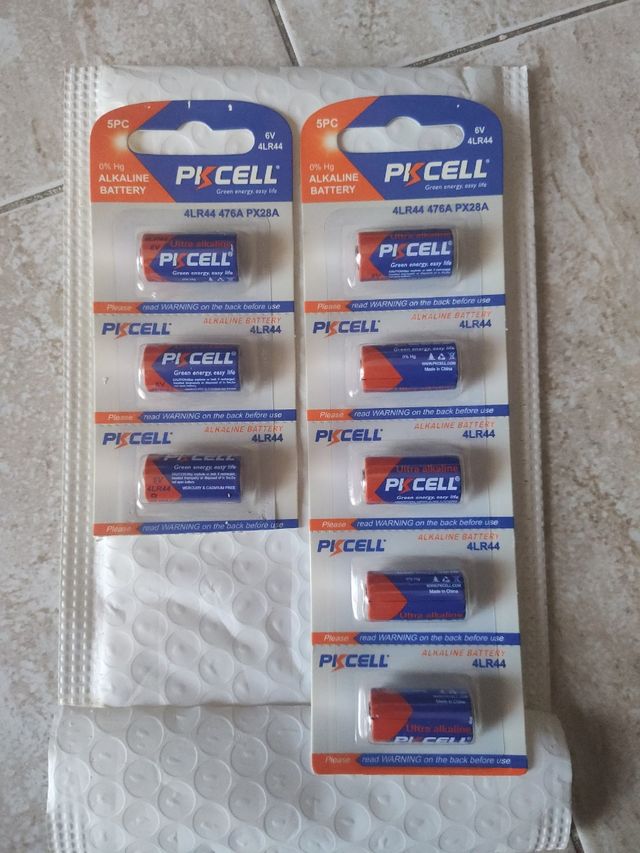 Pilas Alcalinas 4LR44 (5x2)