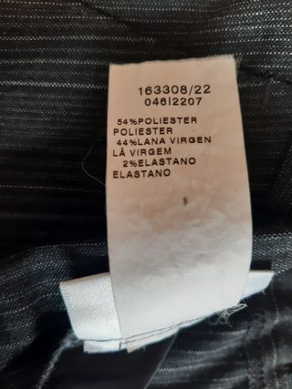 Pantalones vestir El Corte Inglés negros