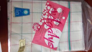 3 Strofinacci/asciugamani vintage in puro lino