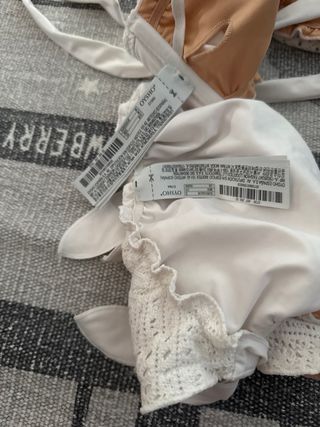 Bikini Oysho bianco intrecciato