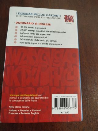Dizionario di inglese. Inglese-italiano, italia...