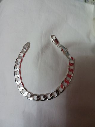 Pulsera chapada de plata 925 - Esclava 7mm.
