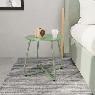 Mesa metal Auxiliar verde