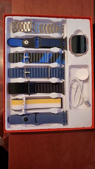 Reloj Inteligente S9 Ultra - Dorado y Plateado