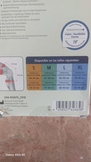 Rodillera Sensiplast L - estabilizadora