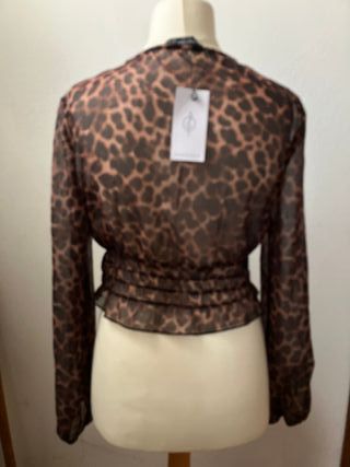 Blusa Stradivarius marrón - Talla única