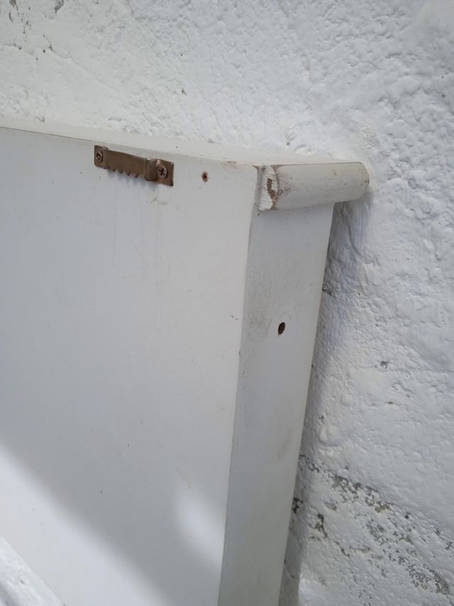 Porta chiavi shabby chic bianco