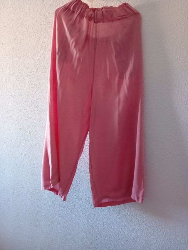 Pantalón Culotte Rosa - Verano
