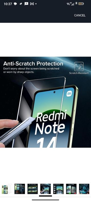 2 protectores pantalla Redmi Note 14 4G