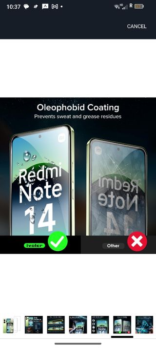 2 protectores pantalla Redmi Note 14 4G