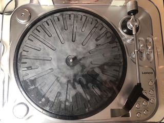 Lenco L69 - Tocadiscos plateado