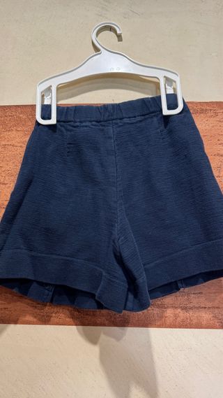 Shorts bambina Zara blu scuro tg. 116