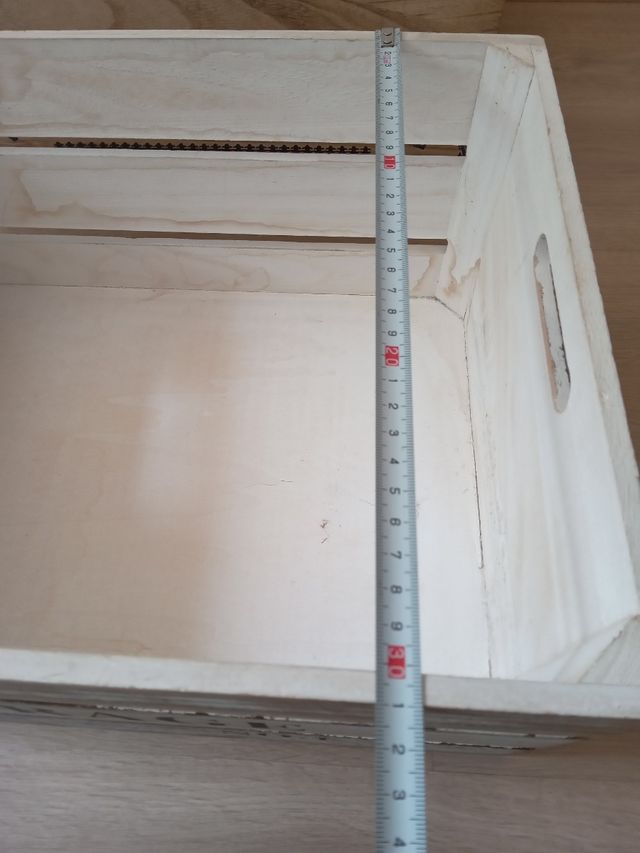 Caja decorativa madera