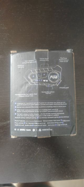 Auriculares Bluetooth V10 para Casco