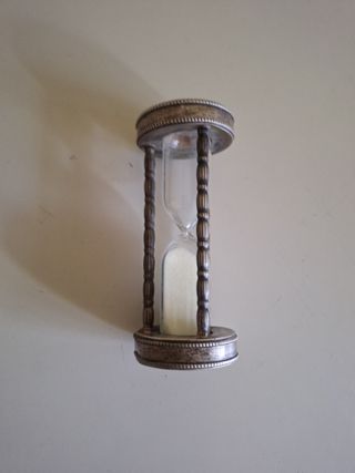 Clessidra in argento 800