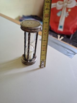 Clessidra in argento 800