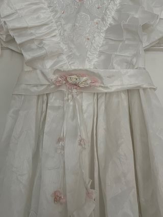 Vestido comunión Luis Calle blanco