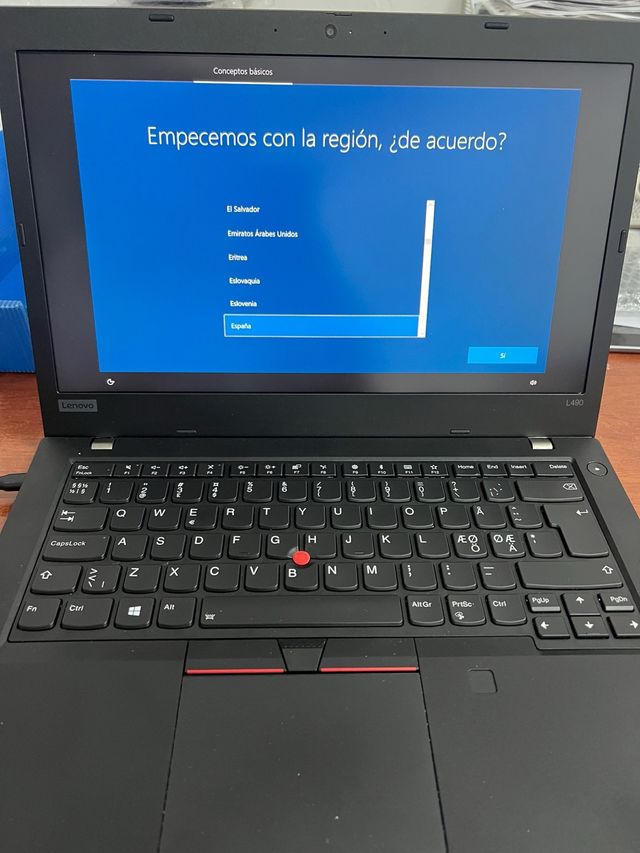 Portatil Lenovo L490 i5-8265U, 8GB RAM, 256GB SSD