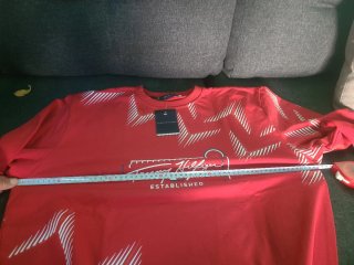 Sudadera Tommy Hilfiger roja talla XXL