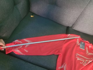 Sudadera Tommy Hilfiger roja talla XXL