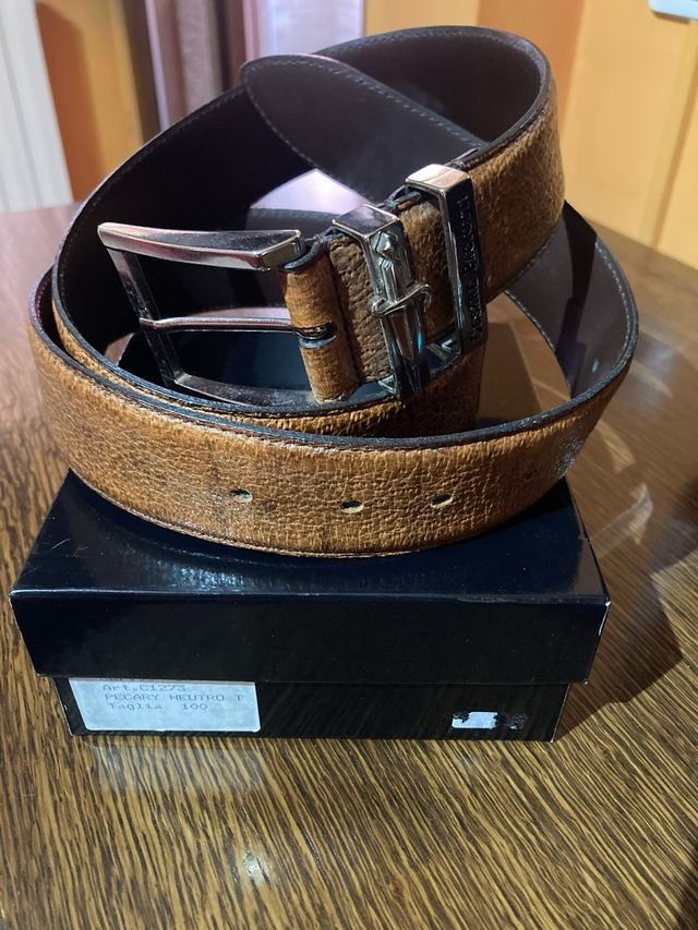 Cintura Cesare Paciotti Marrone 120cm