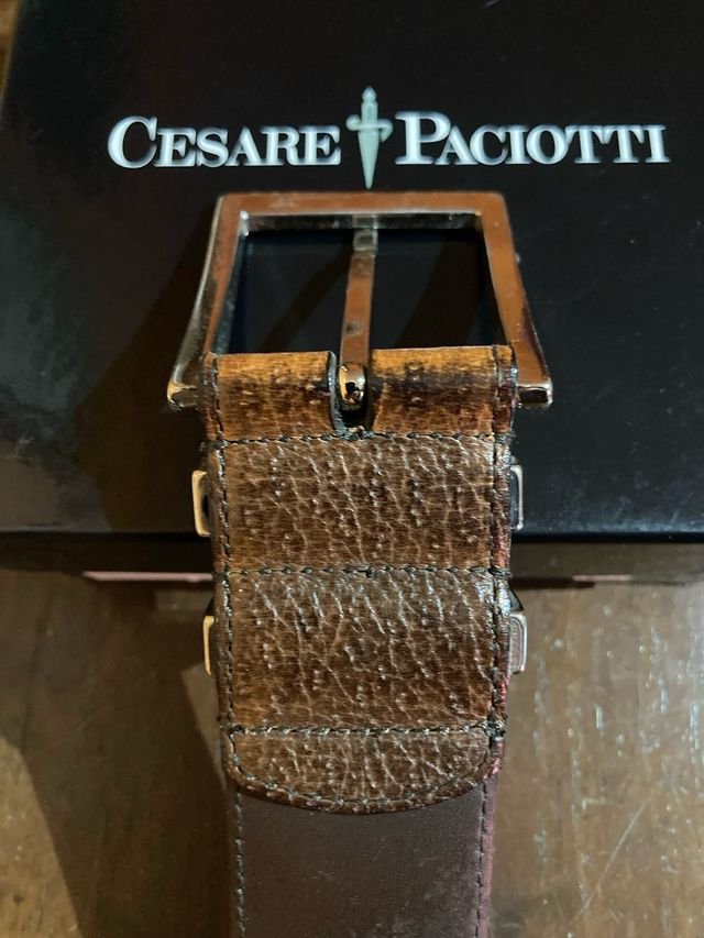 Cintura Cesare Paciotti Marrone 120cm