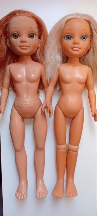 LOTE 10 MUÑECAS VARIADAS.