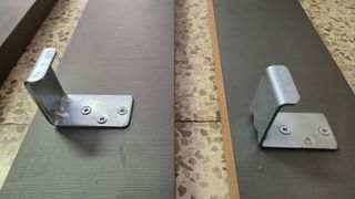 Cama individual SIN ESTRENAR gris metal y madera